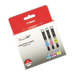 Canon CLI-251XL 3-Ink Value Pack, Compatible for MX922,iP8720,iX6820,MG7520, MG6420, MG5620, and MG5721 Printers