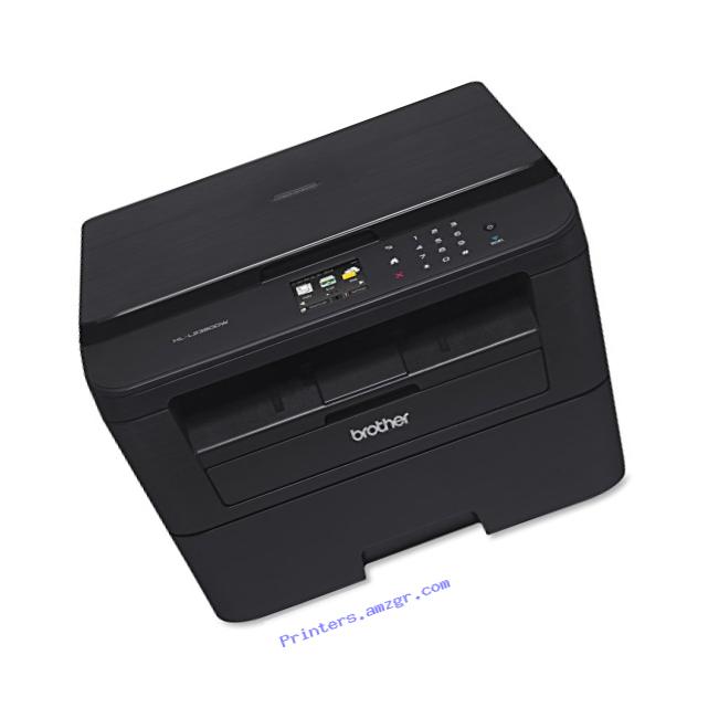 Brother HL-L2380DW Wireless Monochrome Laser Printer, Amazon Dash Replenishment Enabled