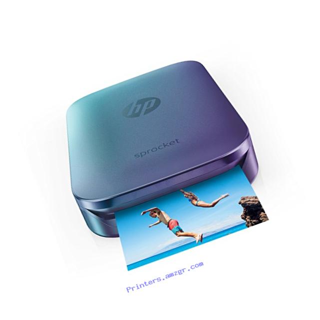 HP Sprocket Portable Photo Printer, Print Social Media Photos on 2x3
