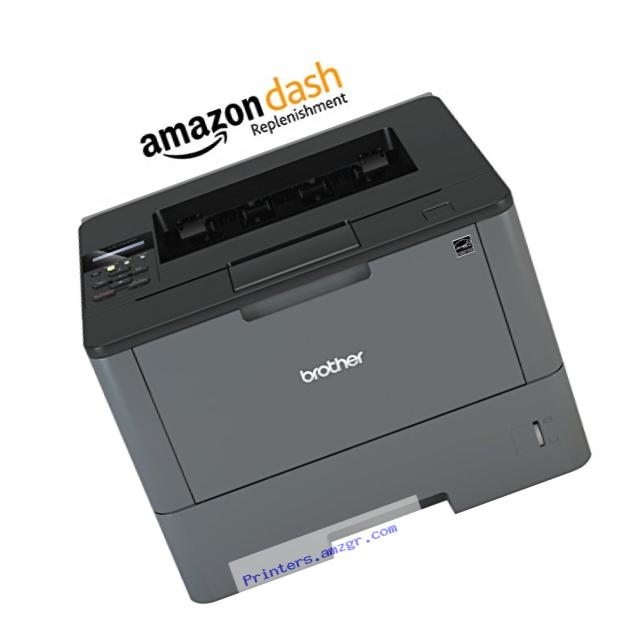 Brother HLL5100DN Business Laser Printer with Networking and Duplex, Amazon Dash Replenishment Enabled