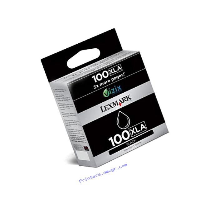 Lexmark #100XLA High Yield Black Ink Cartridge, 510 Yield (14N1092)