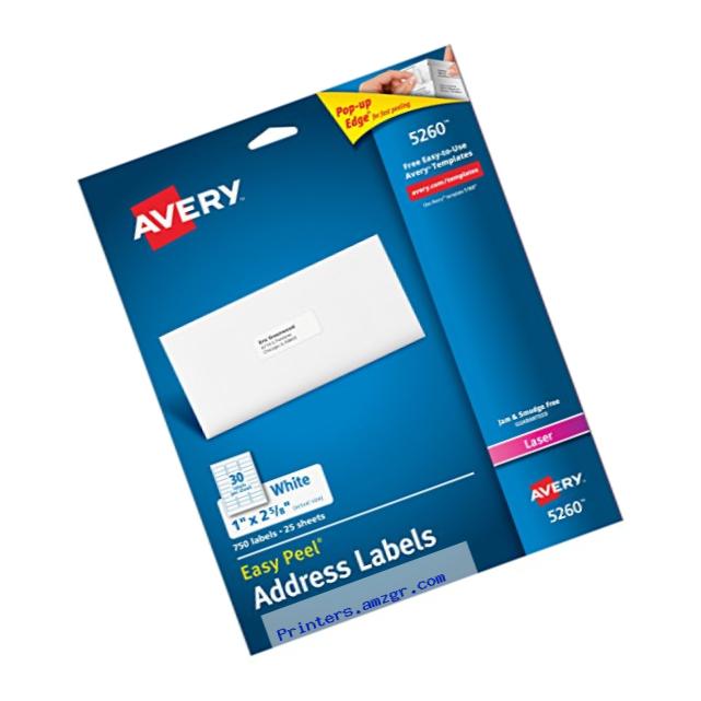 Avery Easy Peel Address Labels for Laser Printers 1