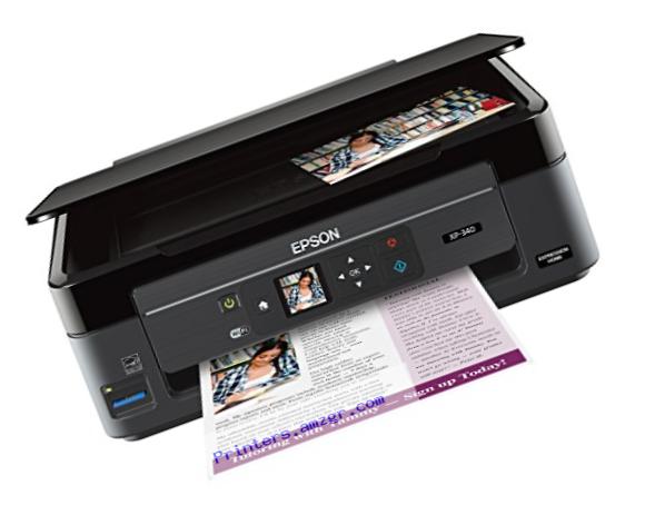 Epson Expression Home XP-340 Wireless Color Photo Printer with Scanner and Copier
