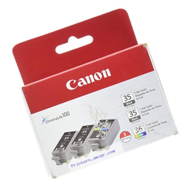Canon PGI-35 Twin Black & CLI-36 Color Ink (1509B007AB/AE)