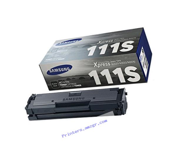 Samsung MLT-D111S Toner for SL-M2020W, SL-M2070W/FW, Black