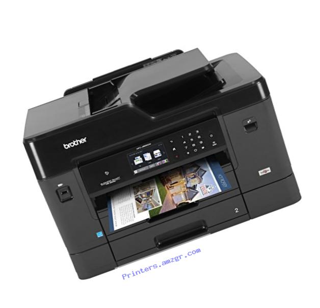 Brother Printer MFCJ6930DW Wireless Color Printer with Scanner, Copier & Fax, Amazon Dash Replenishment Enabled