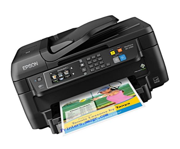 Epson WF-2760 All-in-One Wireless Color Printer with Scanner, Copier, Fax, Ethernet, Wi-Fi Direct & NFC